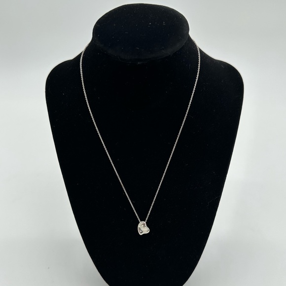Tiffany & Co. Jewelry - TIFFANY & Co Puff heart silver necklace